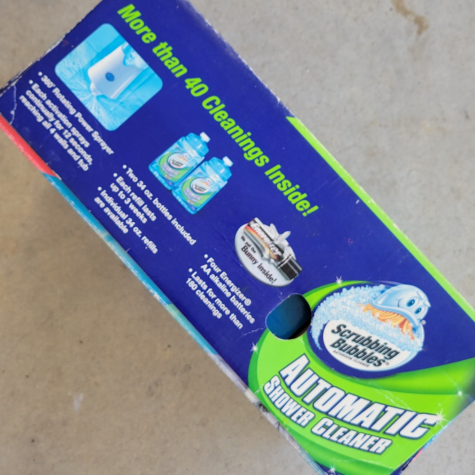 Scrubbing Bubbles Automatic Shower Cleaner Kit 2 Refills 34 Oz Each New