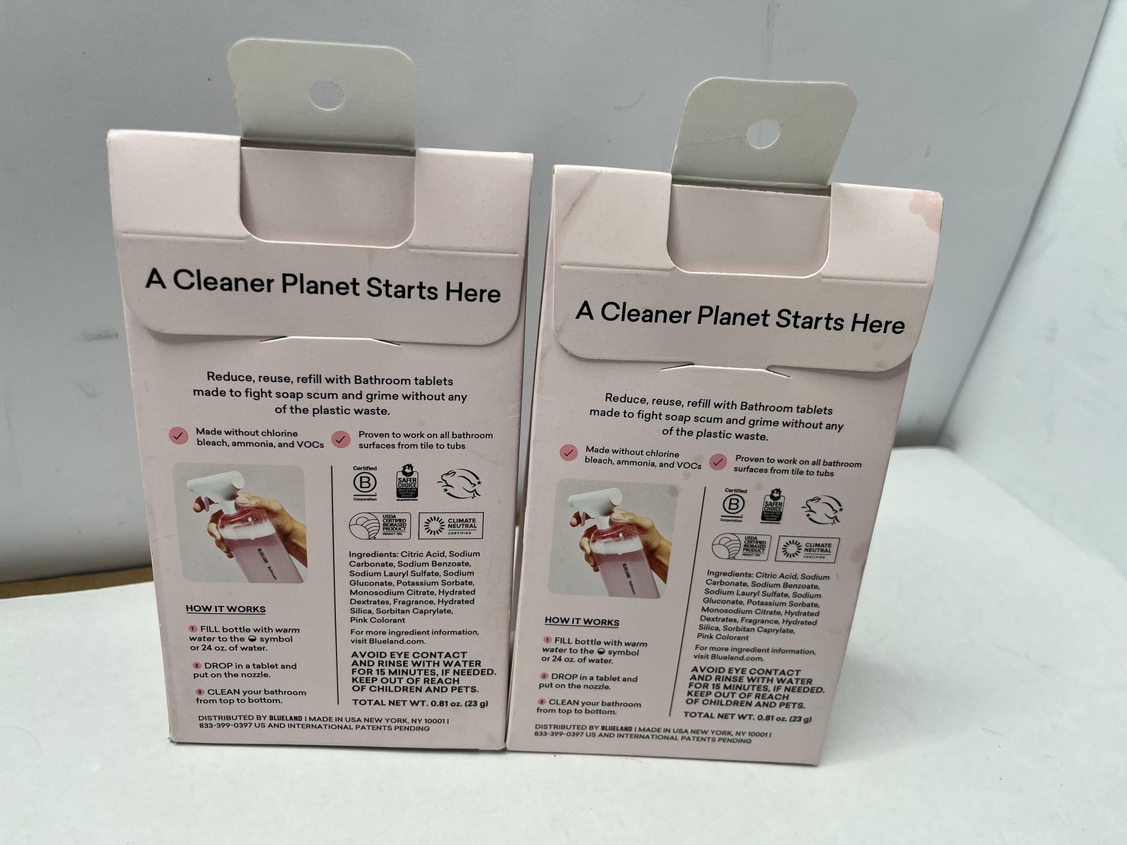 Blueland Bathroom Cleaner Refill Tablets Eucalyptus Mint 3ct Lot 2 Eco Friendly