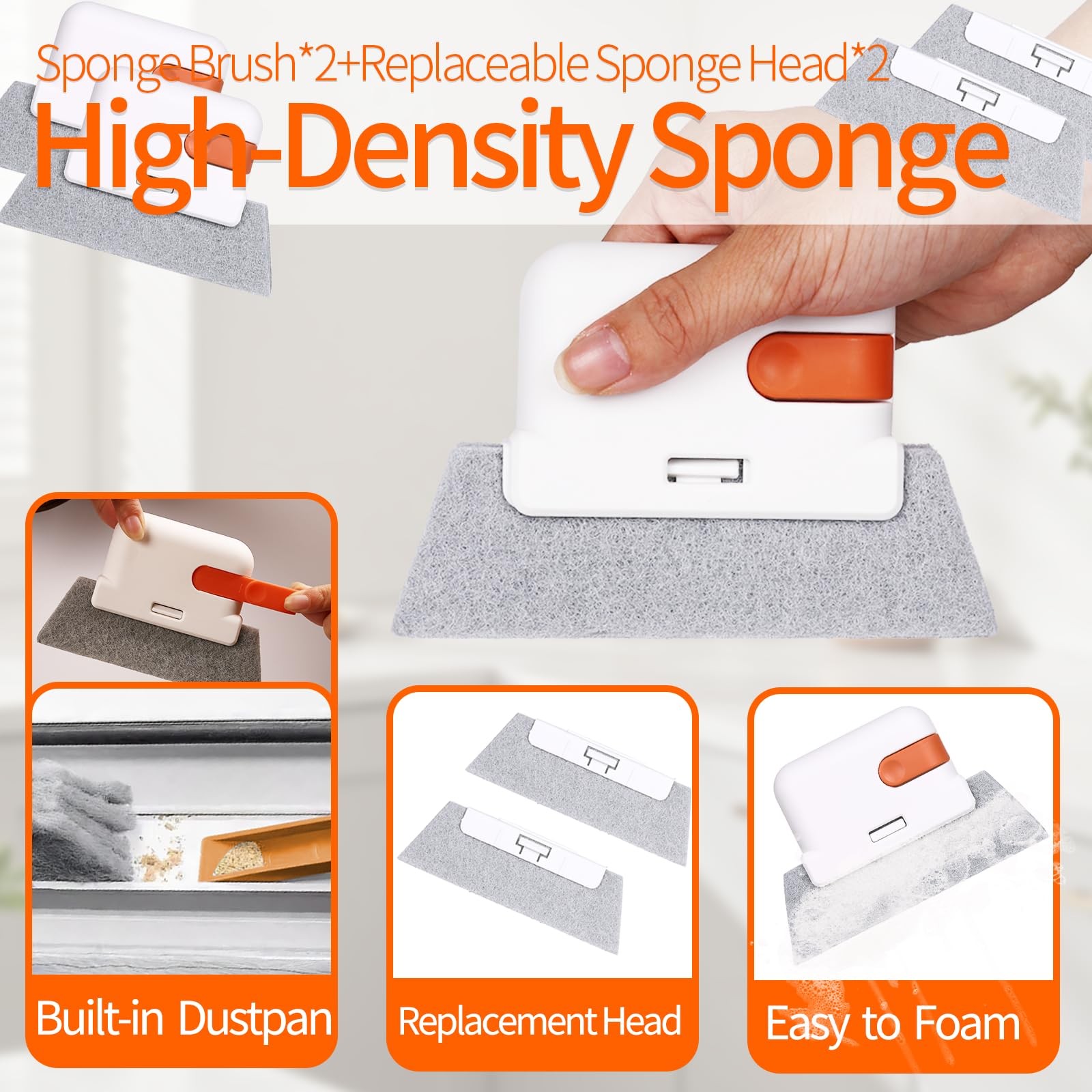 11PCS Window Track Cleaning Tools – Deep Clean Groove Gap Cleaning Brush Kit …