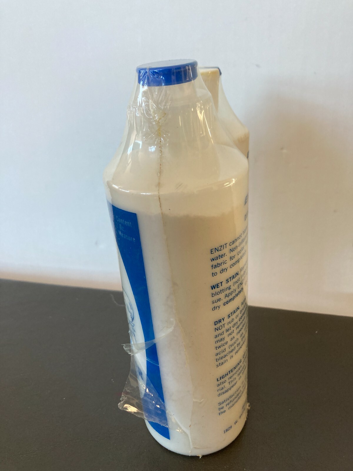 Vtg ENZIT Stain Remover 2 PK NOS Dry Wet Stains Great Graphic Boy Dog Beautilite