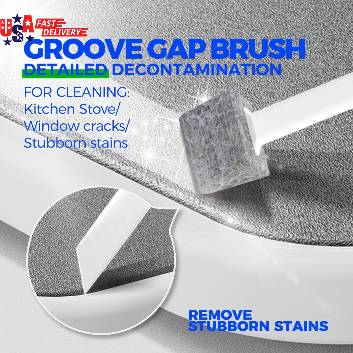 7 Pack Deep Cleaning Brush Set, Scrub Brush, Grout Brush, Pool Brush, Scrub Pads