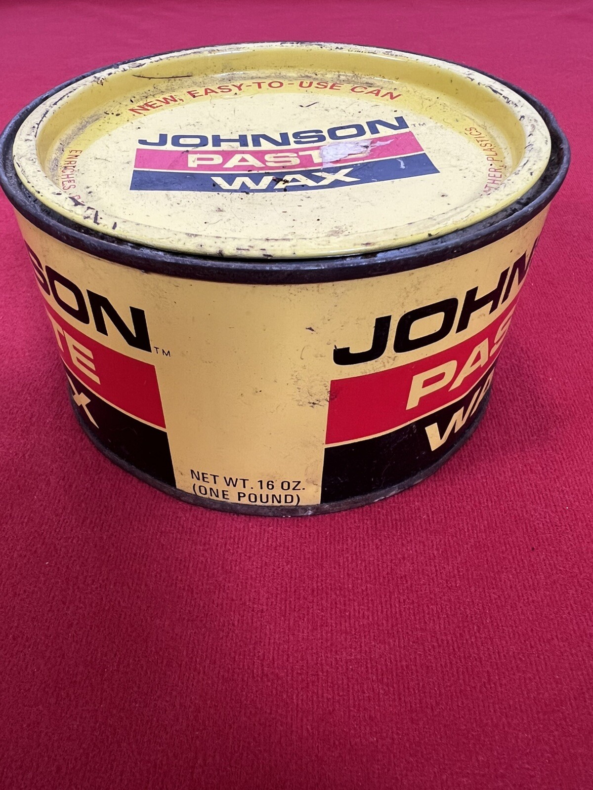 SC Johnson Paste Wax 16 Oz 1 LB Original Formula – Approximately 25% Left In Can