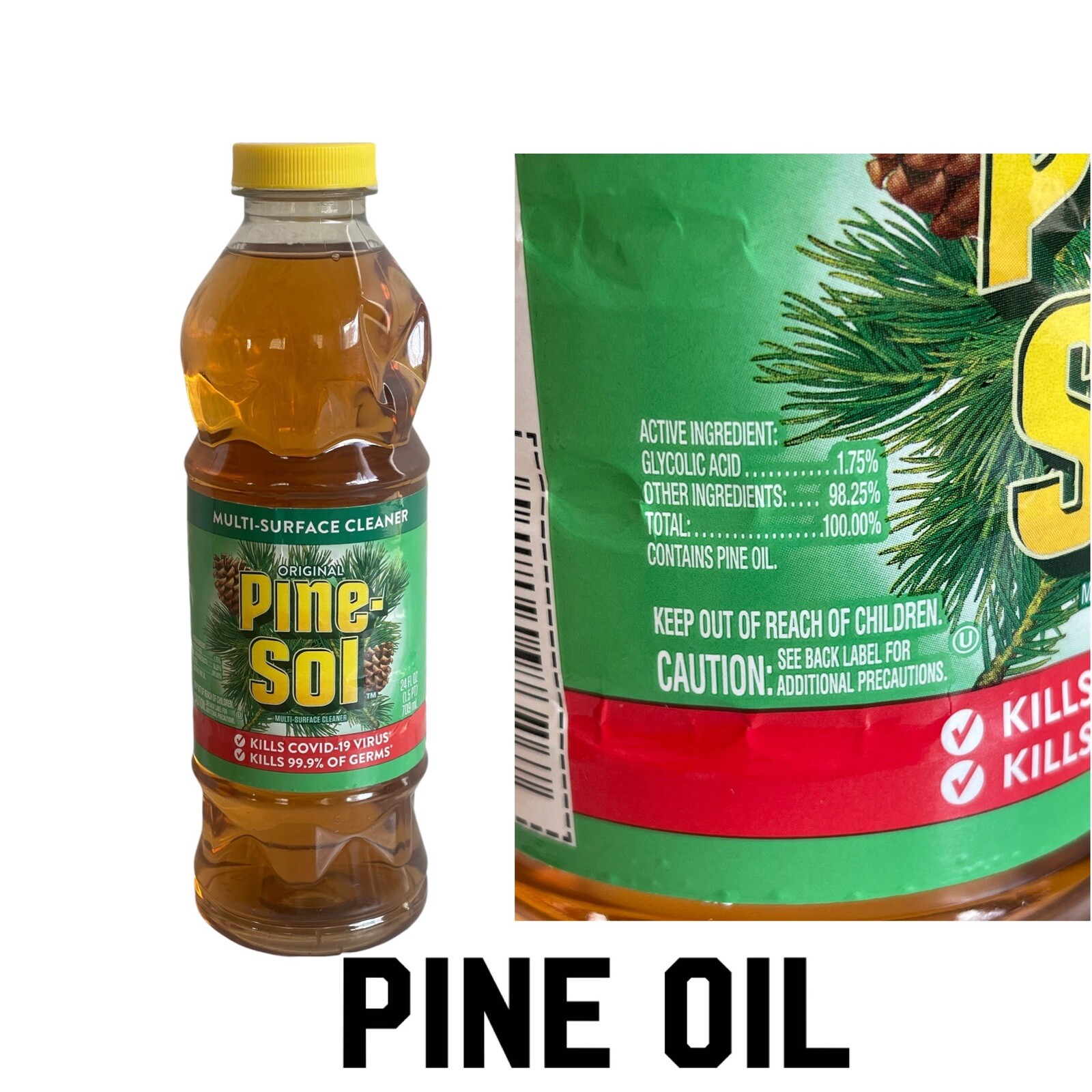 Pine Sol Original Formula With Pine Oil Multi Surface Cleaner 24 fl oz New (1)