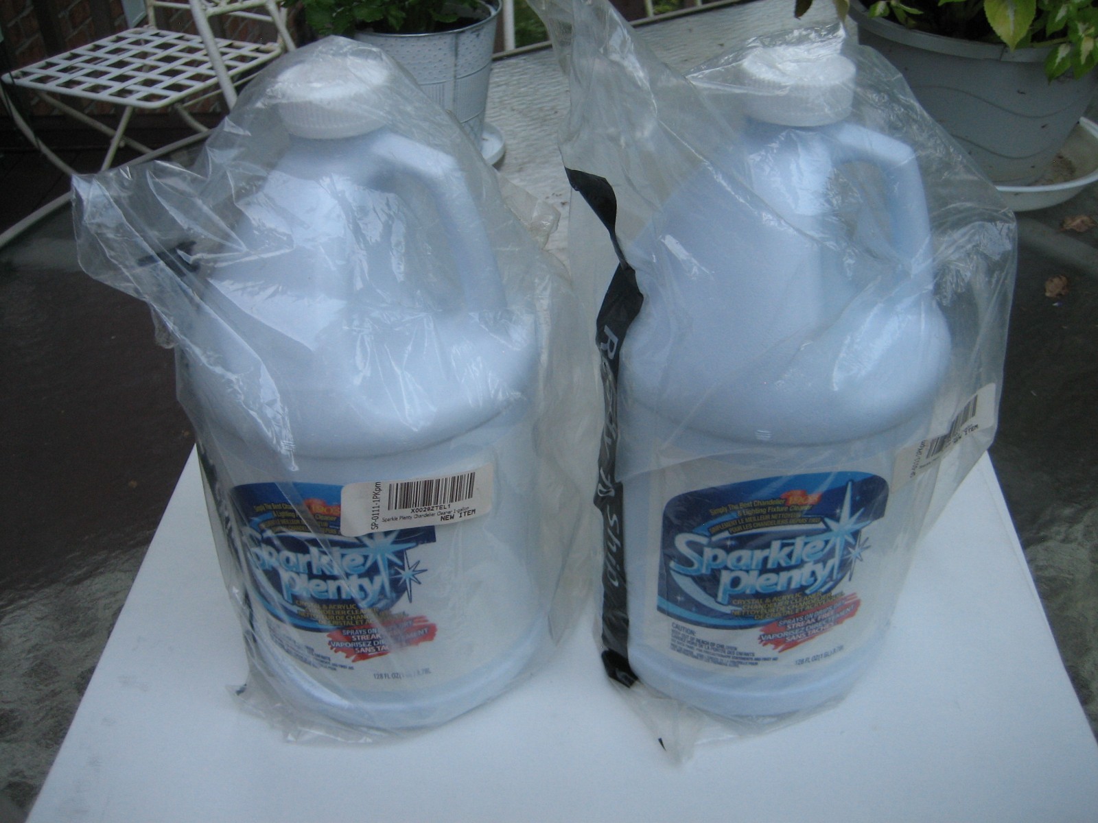 Lot of 2 Sparkle Plenty Chandelier Cleaner – 1 gallon – 128 oz Each “BRAND NEW”