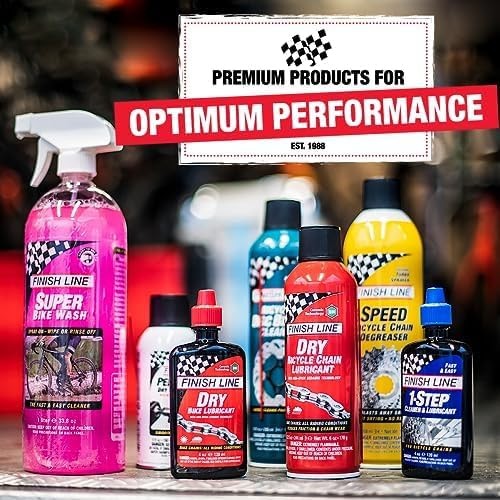 Finish Line 1-Step Bike Chain Cleaner and Lubricant – Cleans, Lubricates & Pr…
