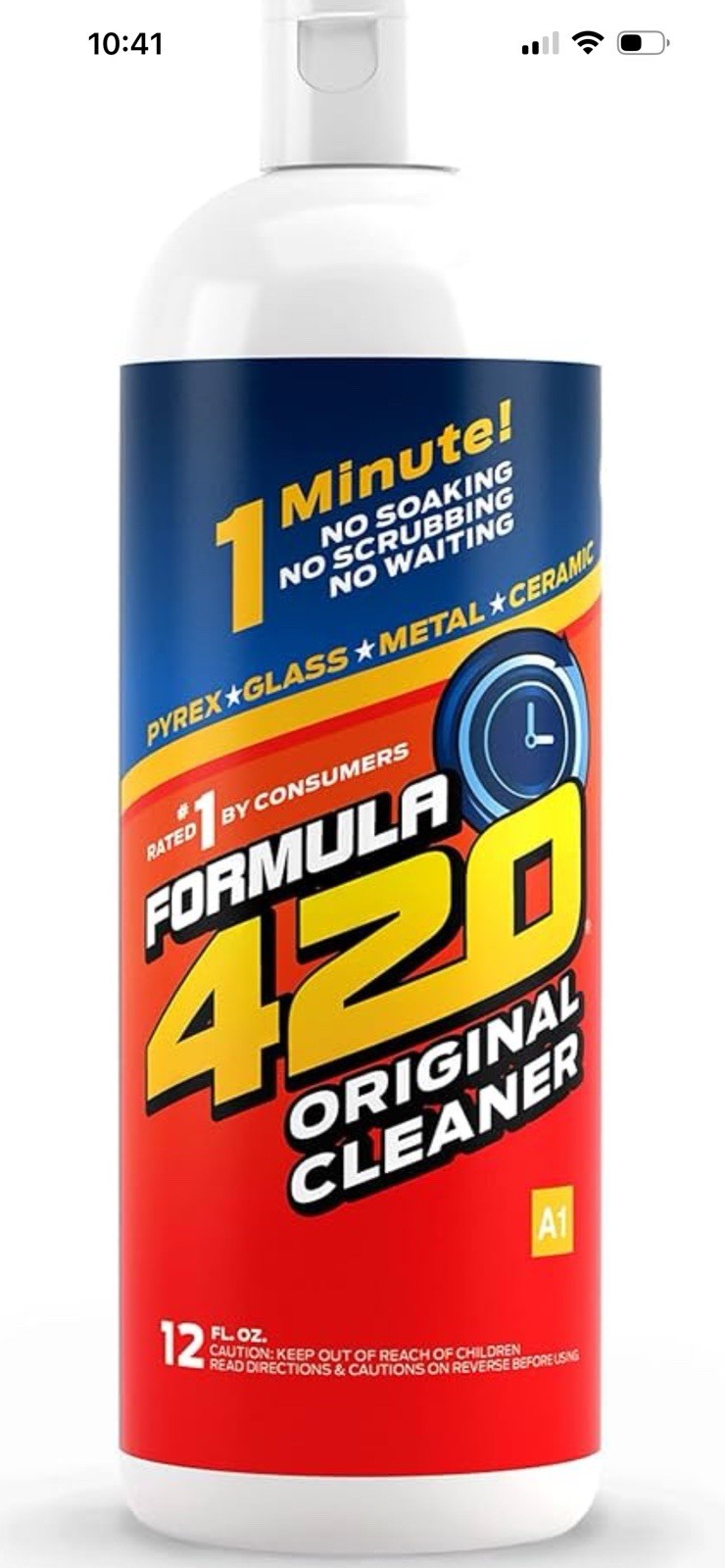 Formula 420 Original Cleaner – 12oz 1 Bottle. BRAND NEW – SEALED