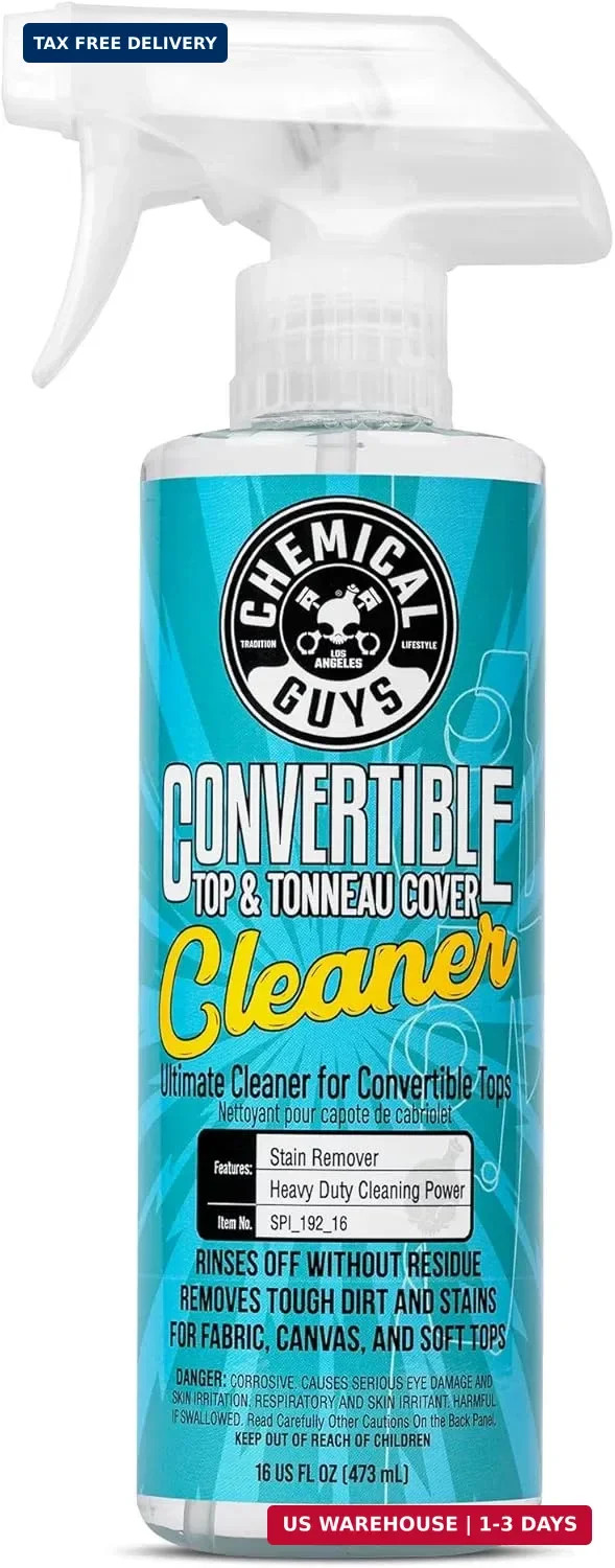 Chemical Guys Convertible Top Cleaner – 16 oz Fabric & Vinyl Soft Top Cleaner –