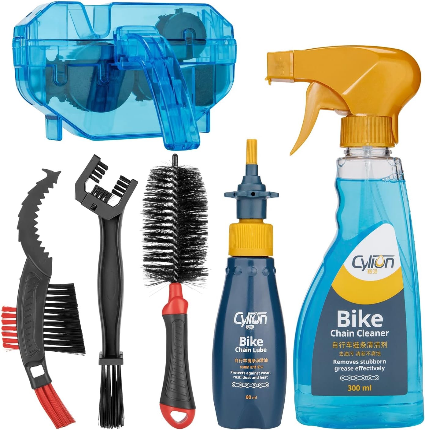 CXWXC Bike Cleaning Kit Including Bicycle Chain Scrubber, Bike Cleaner Brush …