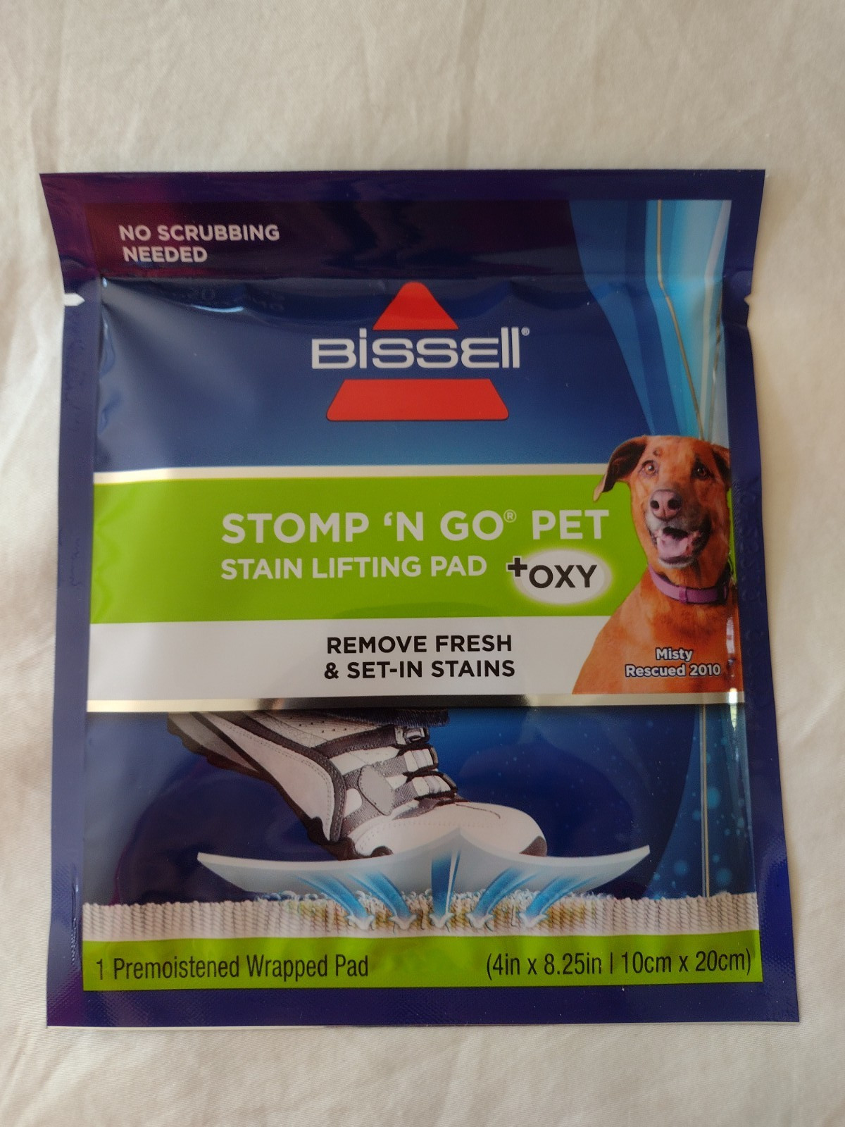 Bissell 5 Pack Stomp n Go Pet Stain Lifting Pad OXY NEW SEALED Discontinued
