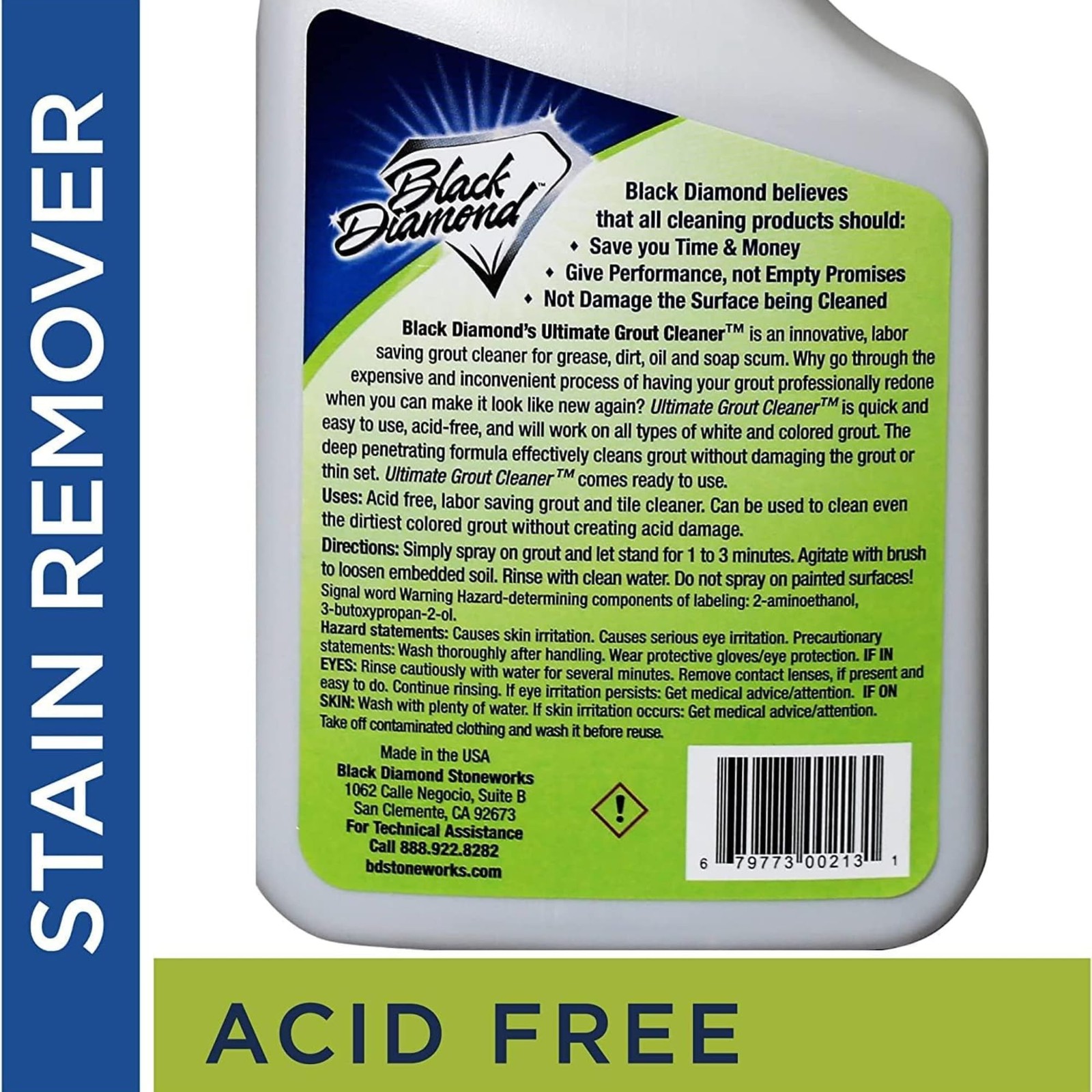 Black Diamond Ultimate Grout Cleaner Best Cleaner for Tile,Ceramic,Porcelain,…