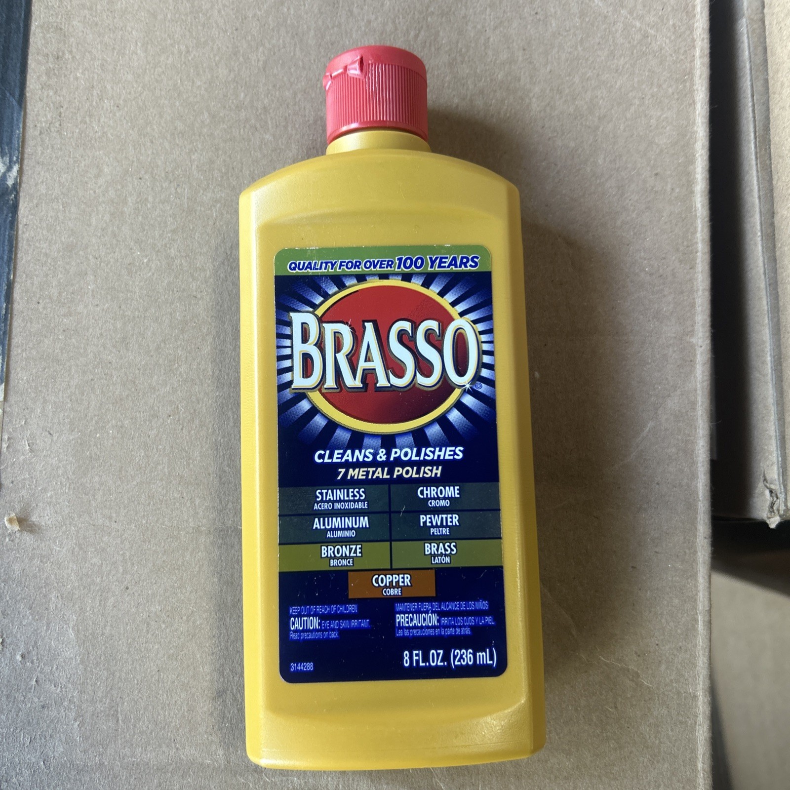 NEW Brasso-2660089334 Multi-Purpose Metal Polish, 8 oz(FAST SHIPPING)