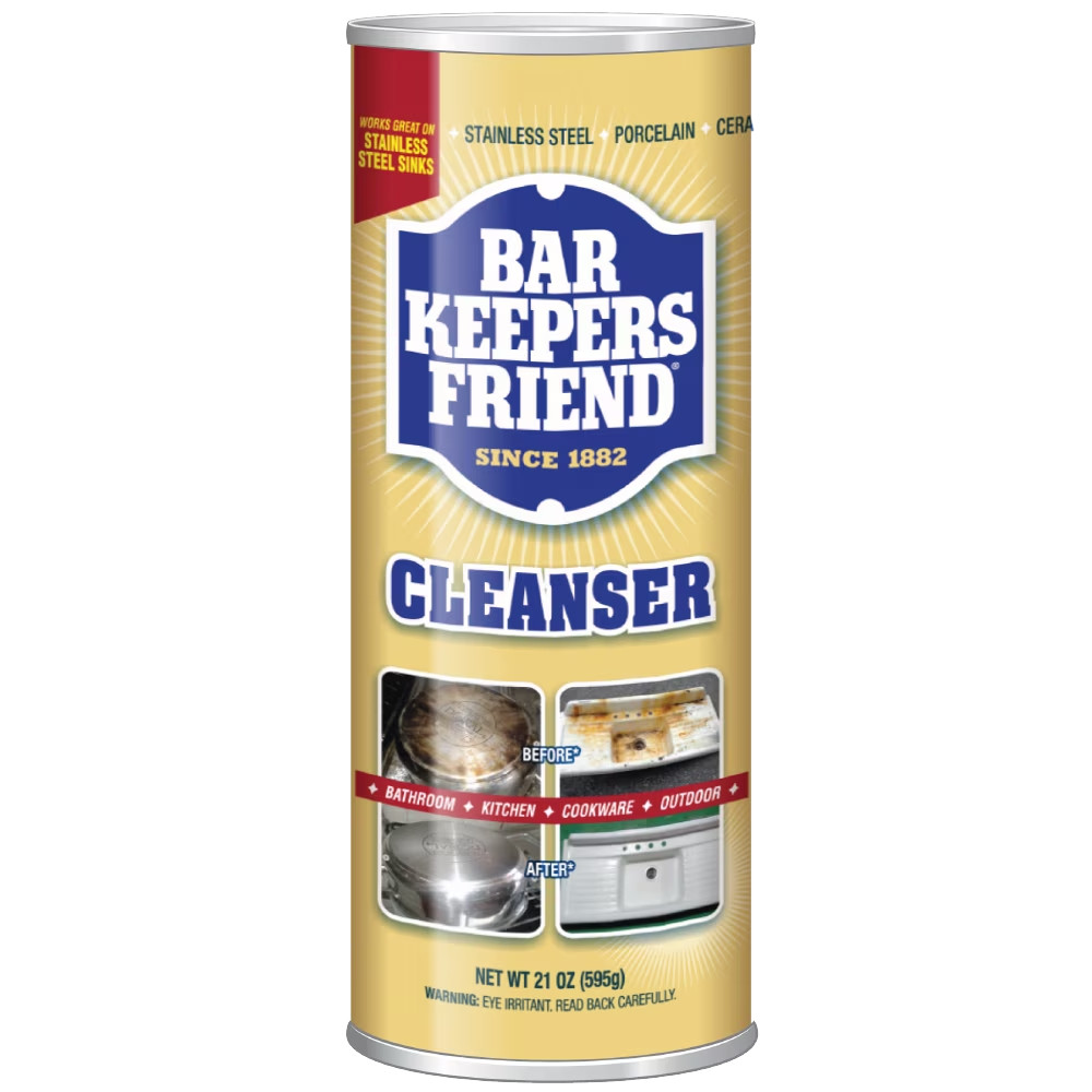 Bar Keepers Friend 21-oz Powder All-Purpose Cleaner Polish Cleanser Home Kitchen