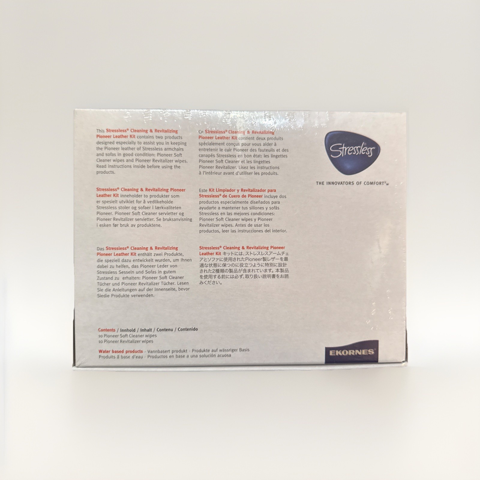 Stressless Leather Cleaning And Revitalizing System – Pioneer Leather Kit