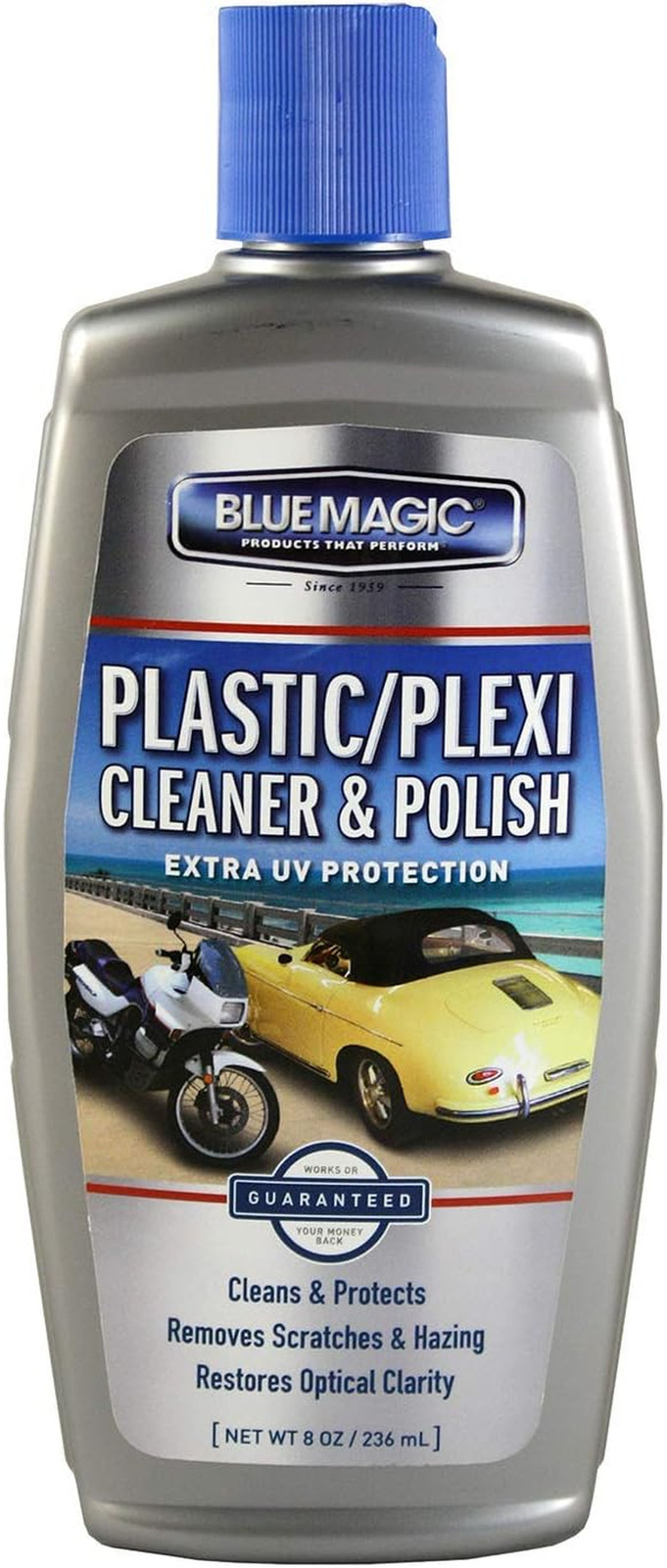 Blue Magic 750 Plastic and Plexiglass Cleaner – 8 Fl. Oz.