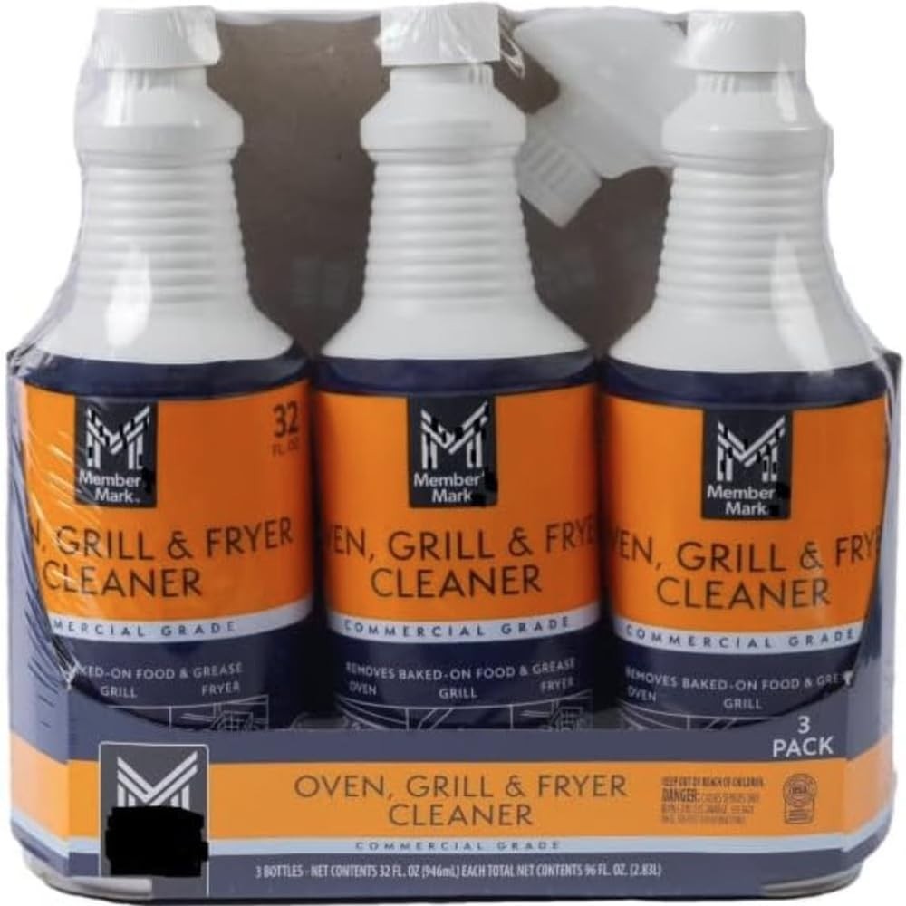 3 PK Restaurant Commercial Oven, Grill and Fryer Cleaner 32 oz. Member Mark