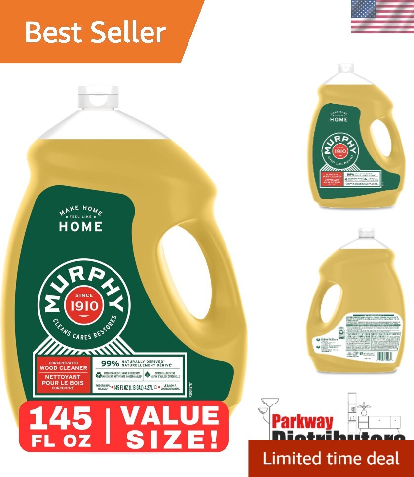 Citronella-Scented Wood Cleaner 145 oz – Versatile and Phosphate-Free Formula