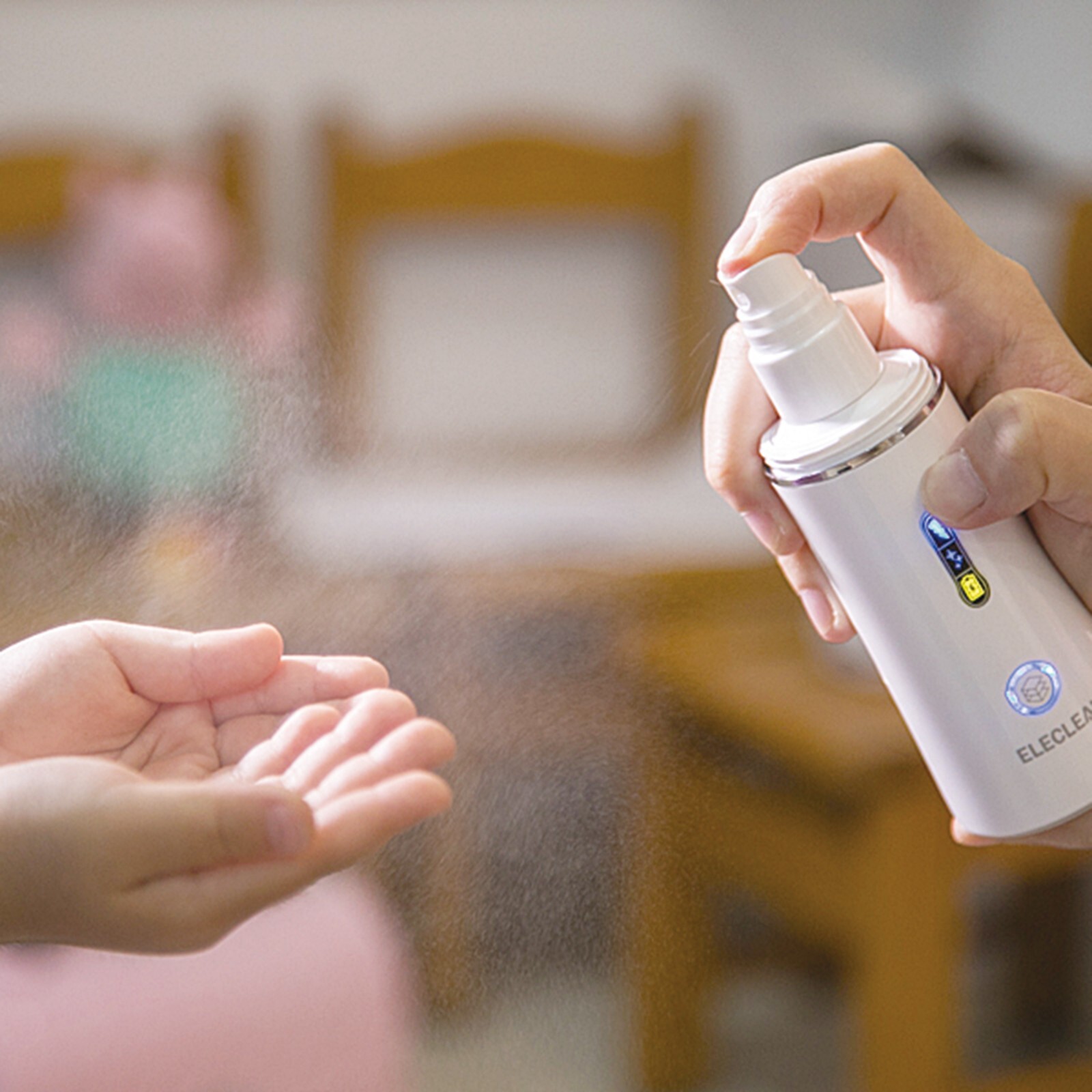 Eleclean Portable Disinfectant Spray Device Alcohol-Free Solution
