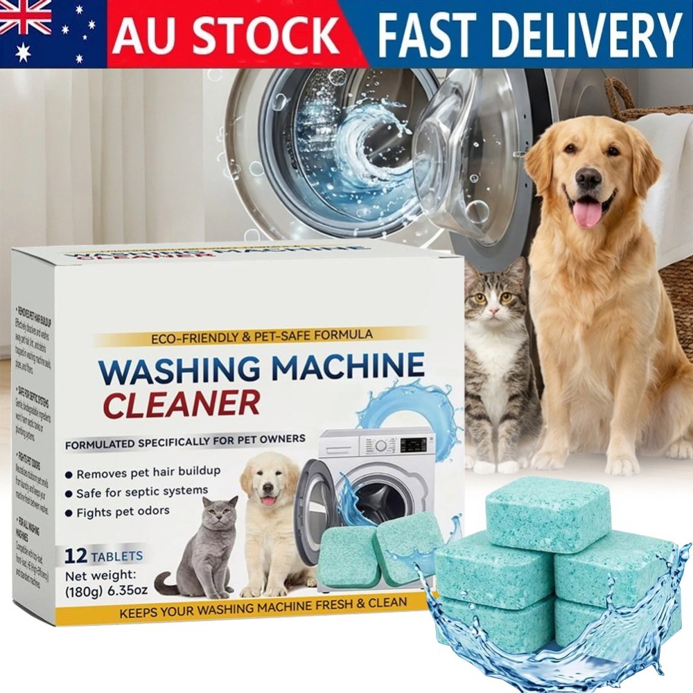 Washing Machine Cleaner Tablets Deep Clean Fresh Scent