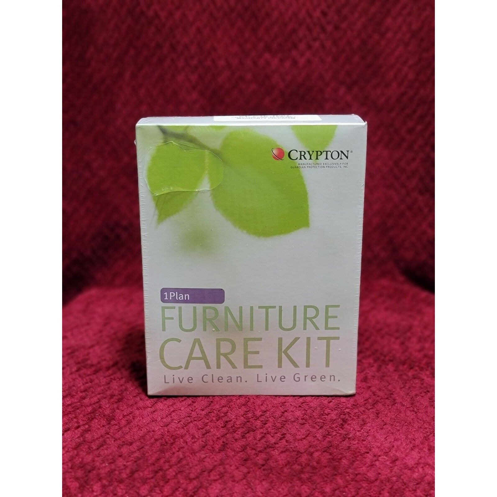 Crypton Fabric Furniture Care Kit 1 Plan, Eco-Friendly New Sealed!