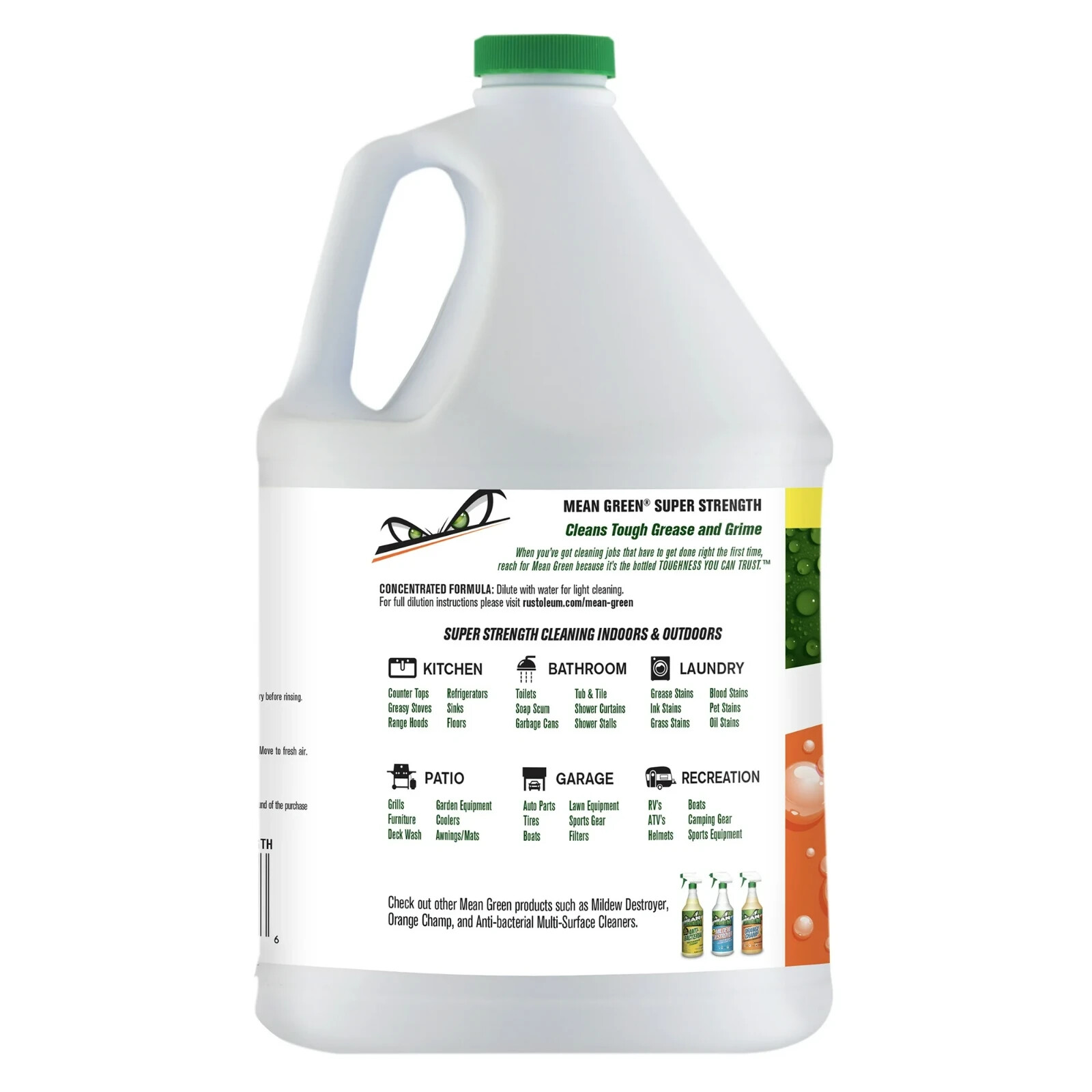 Mean Green Super Strength Cleaner & Degreaser Concentrated Formula, 1 gal
