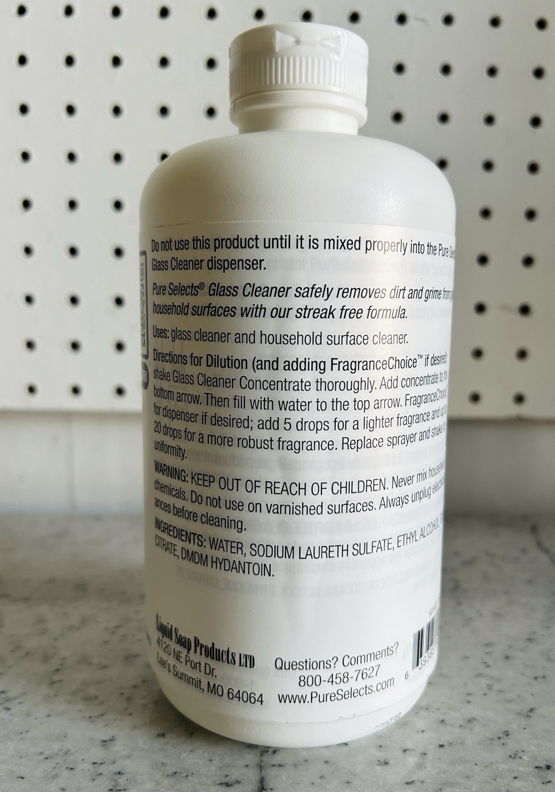 New PURE SELECTS PLATINUM MULTIPURPOSE CLEANER CONCENTRATE – 1 QUART