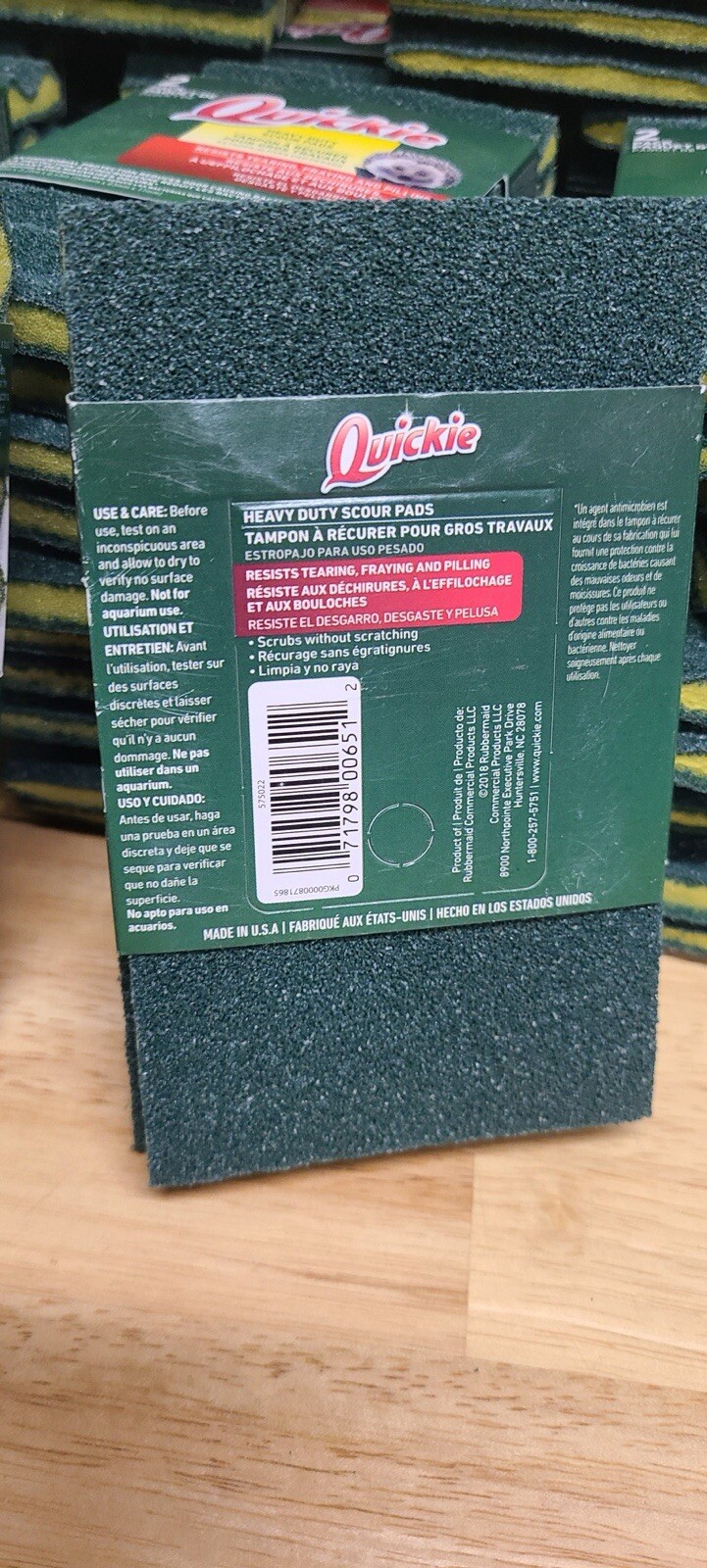 Quickie (6 PACK) Heavy-Duty Scour Pads