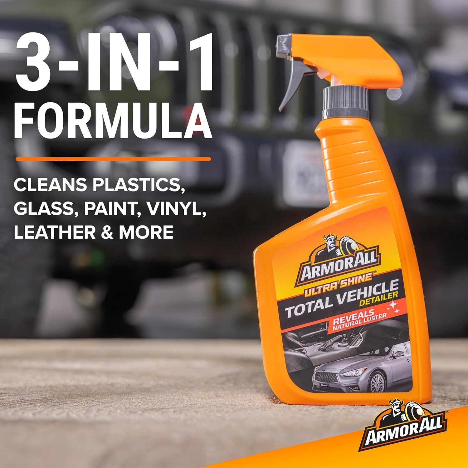 22 Fl Oz Ultra Shine Car Detailer Spray – Interior & Exterior Cleaning Solution