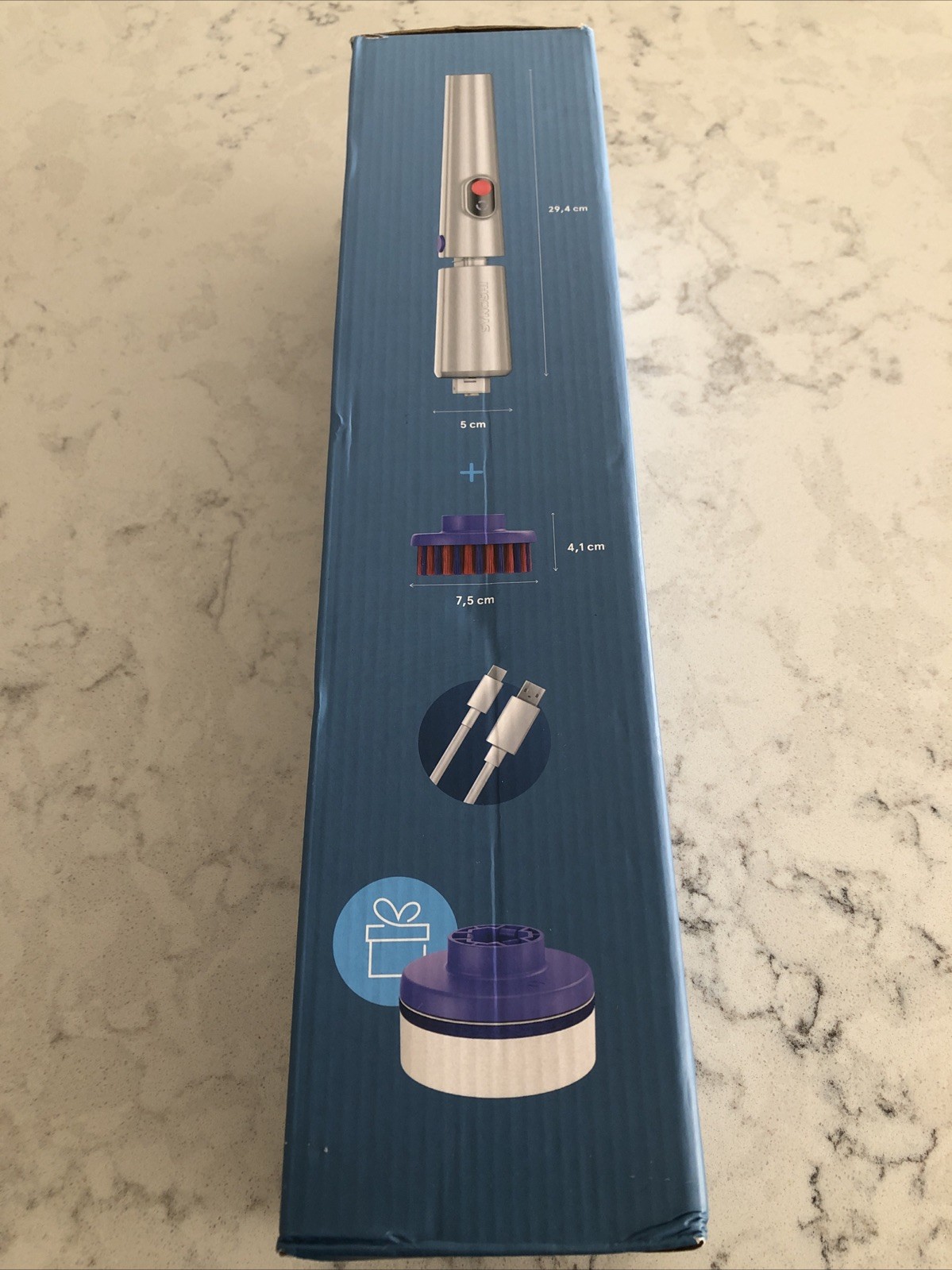 Synoshi Cordless Power Spin Scrubber Rechargeable – Upgraded Battery
