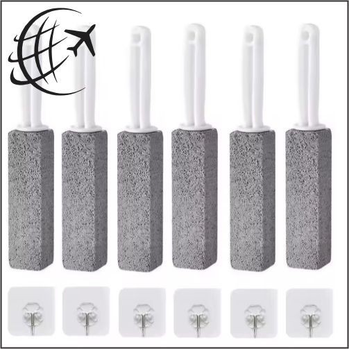 1-6 Pack Toilet Pumice Stone with Handle,Pumice Stone Toilet Bowl Cleaner….