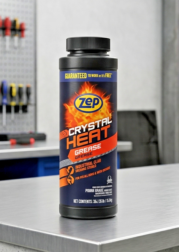 Zep Crystal Heat Drain Opener 32 oz Industrial Strength Grease Clog Buster