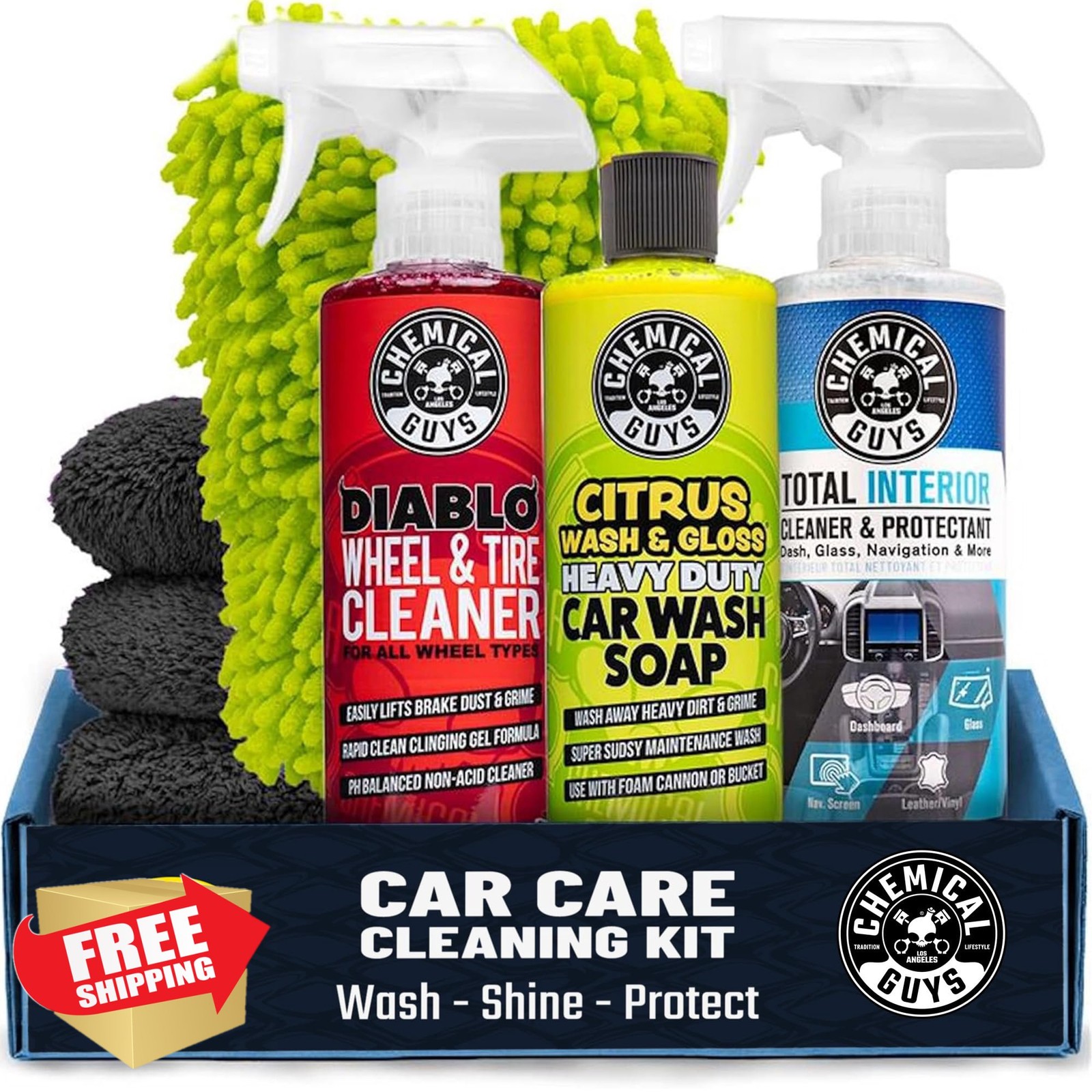Chemical Guys 7 Item Car Cleaning Kit