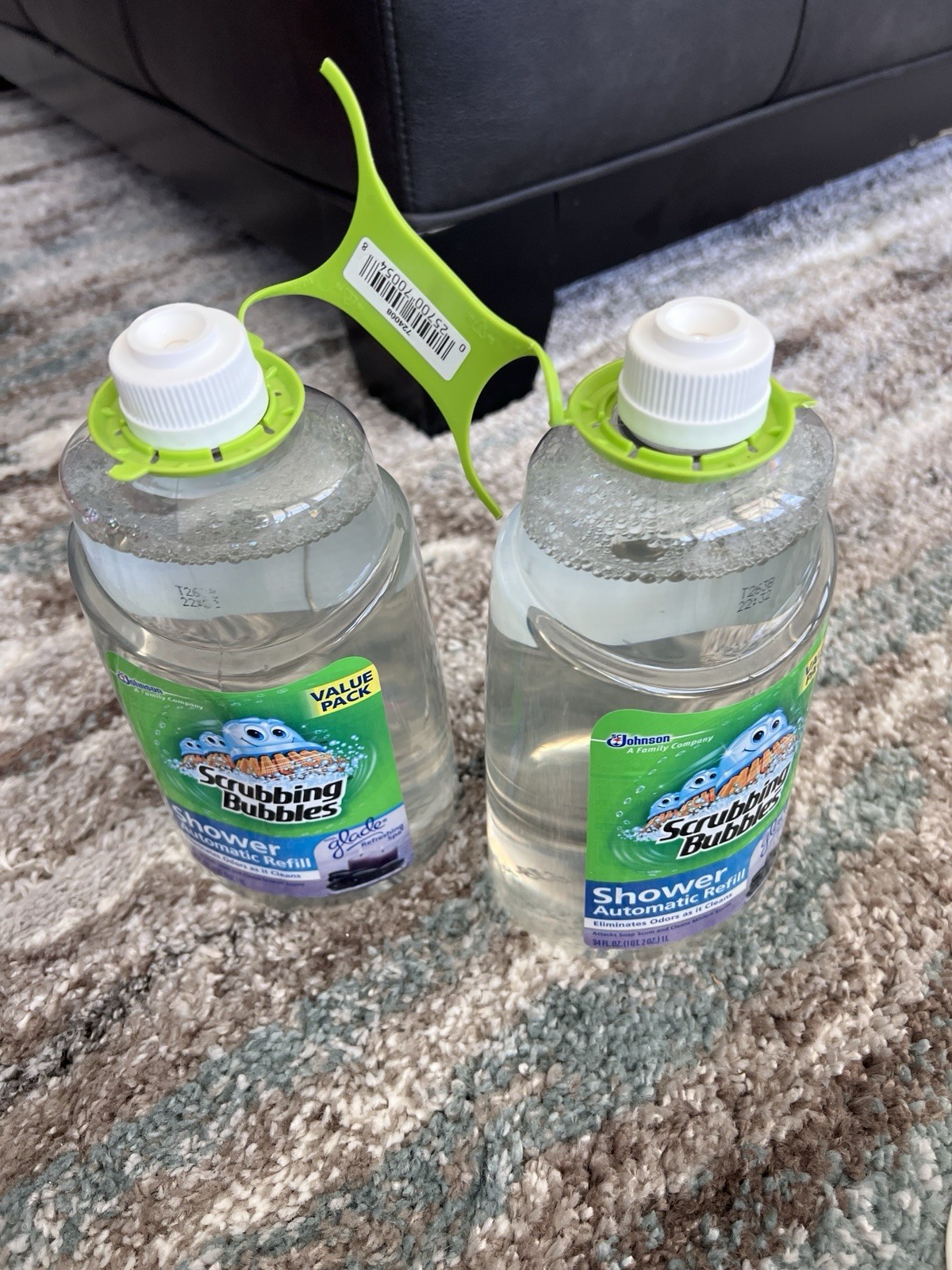 Lot Of 2 Scrubbing Bubbles Automatic Shower Cleaner Refill 34oz Ea.