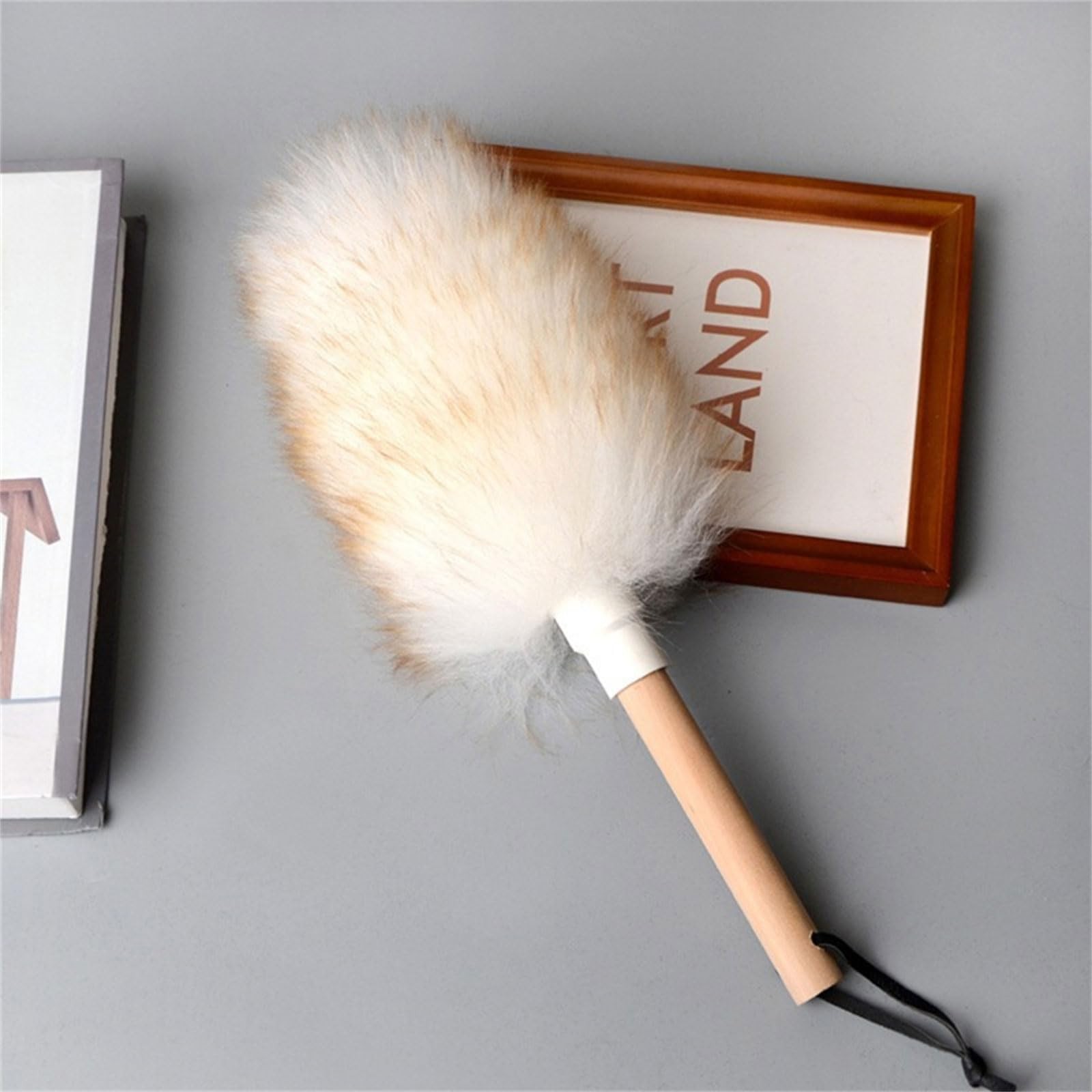 Wool Dusters Microfiber Dusting Wand with Handle Car Dusters for Home Car Swe…