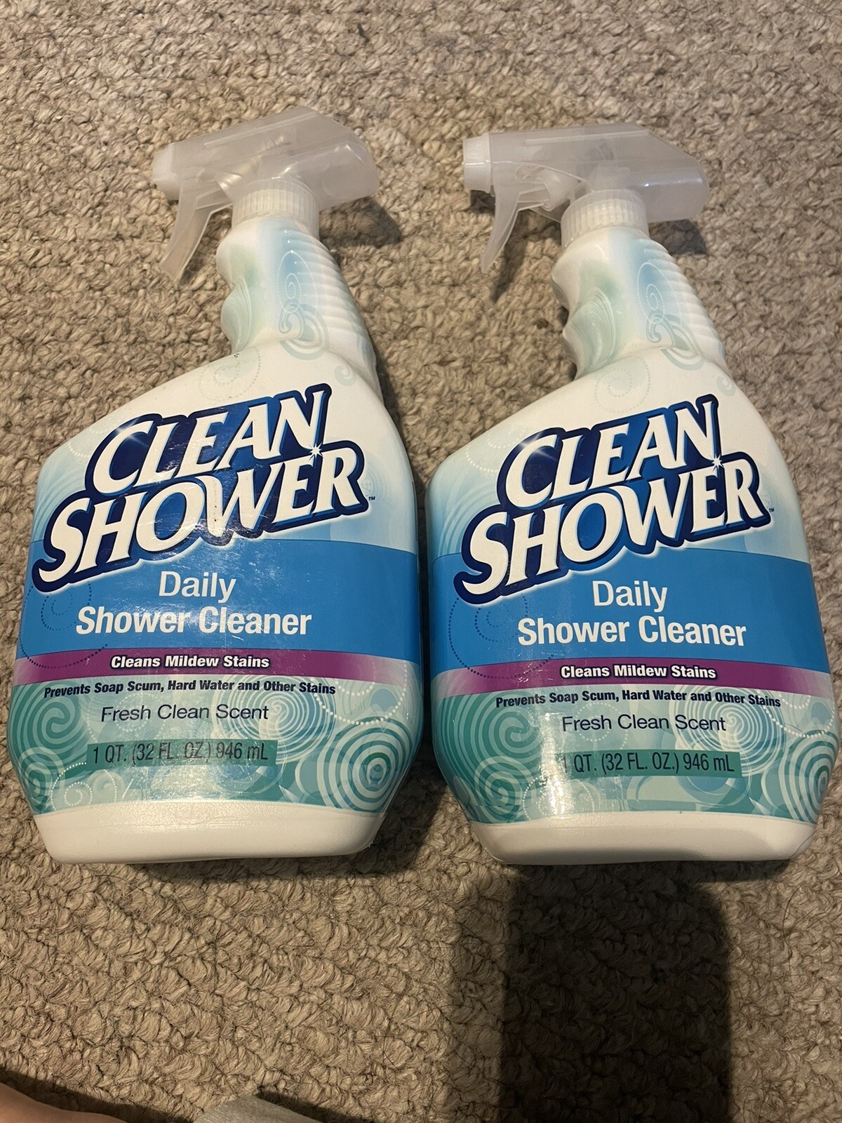 Scrub Free Clean Shower Daily Shower Cleaner Spray – 32oz X2