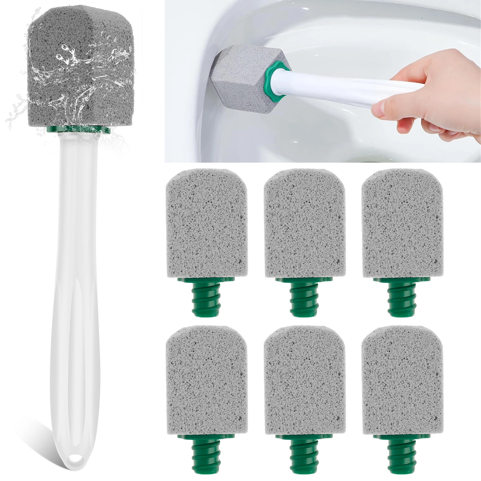 10Pcs Pumice Stone Cleaning Stick Toilet Rust Stain Removal Brush Bathroom Tile