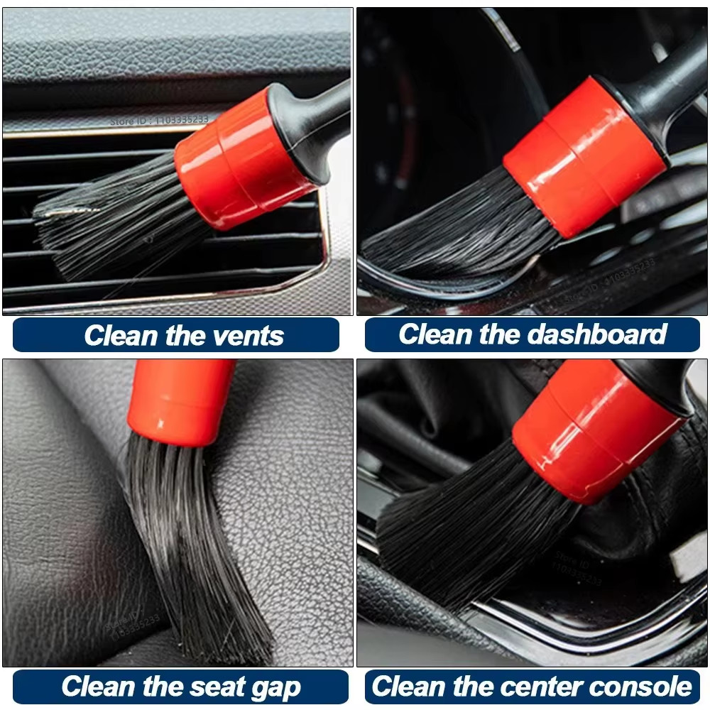 ZOPOSON New Car Cleaning Kit Scrubber Drill Detailing Brush Set Air Conditioner
