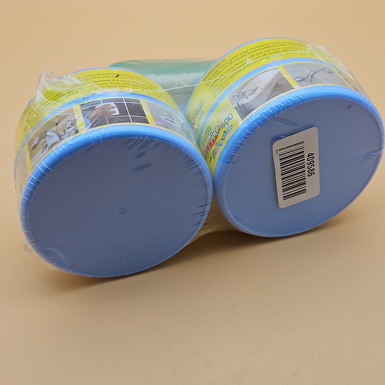 Earth Brite Cleaner Pack of 2 All Purpose Lavender 400 Clay w/ Baking Soda New