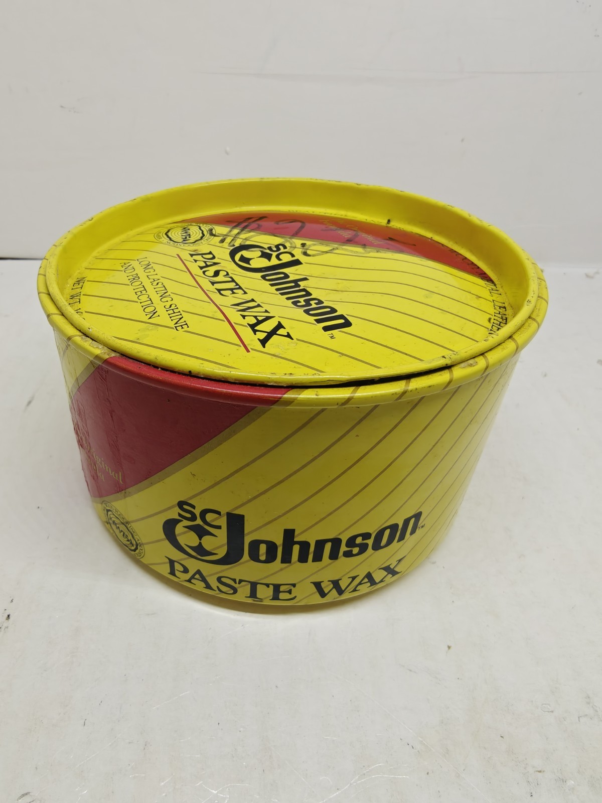 SC Johnson Discontinued Wood Paste Wax 85% Full 1 Pound .O8 Ounce