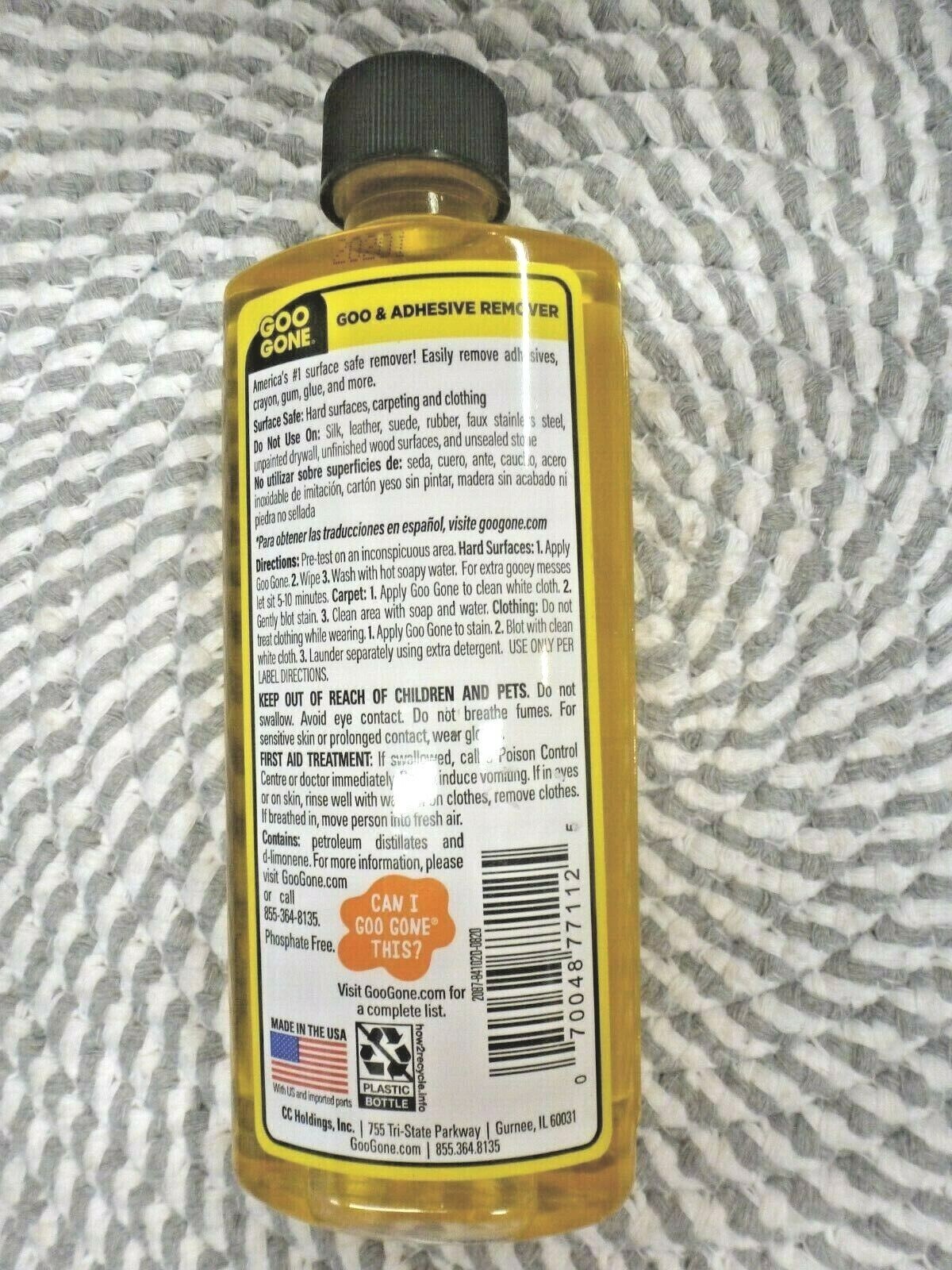 GOO GONE~~CITRUS POWER~~REMOVES GREASE,STICKERS,TAR,GUM,CRAYON,TAPE 8 OZ