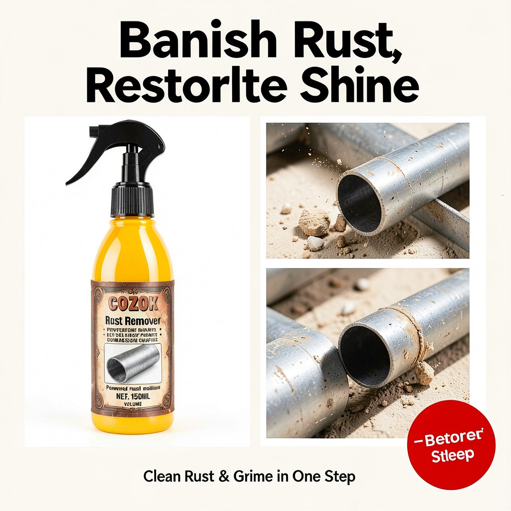 Rust Remover 150ml,Rust Eraser Spray for Hardware and Fittings
