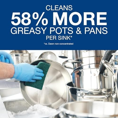 Dawn Professional Pot and Pan Detergent, Regular Scent, 3.8l (Case of 4)