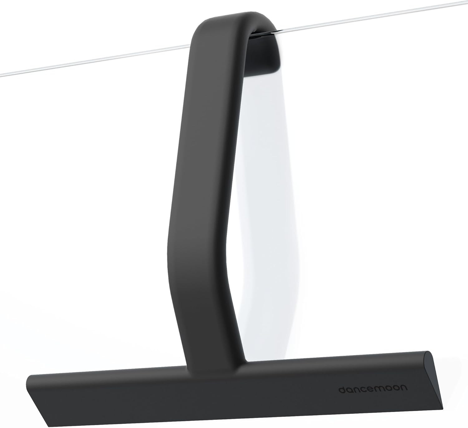 10 Inch Silicone Shower Squeegee with Built In Hook for Glass Doors Windows