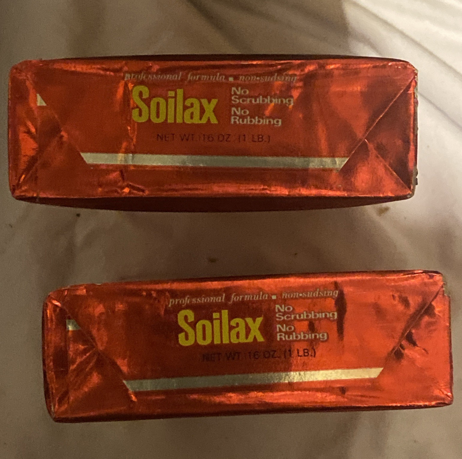 NOS Vintage 1 Lb SOILAX Professional Formula Wall & Floor Cleaner 2 Box Lot NEW