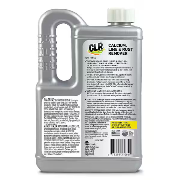 6-Pack Calcium CLR Lime Rust Limescale Stain Remover Cleaner 28 Oz.