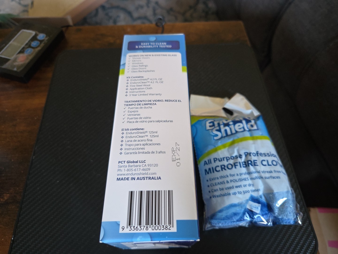 NIB & SEALED – Enduro Shield Home Advanced Glass Treatment Kit – 8.4 oz. & Cloth