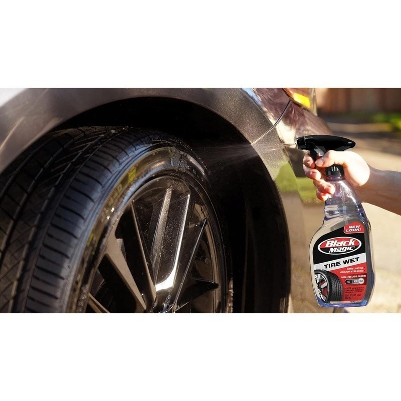 Ultimate Tire Shine Spray High Gloss Long Lasting Easy Apply Quick Dry 23oz New