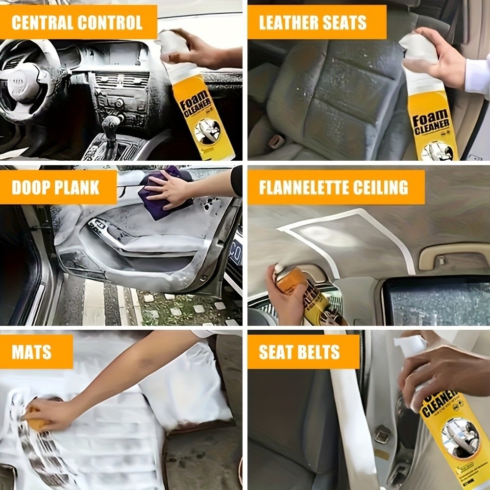 Premium Quality Durable Stable High-Performance 3Pcs Multi-function Foam Cleaner