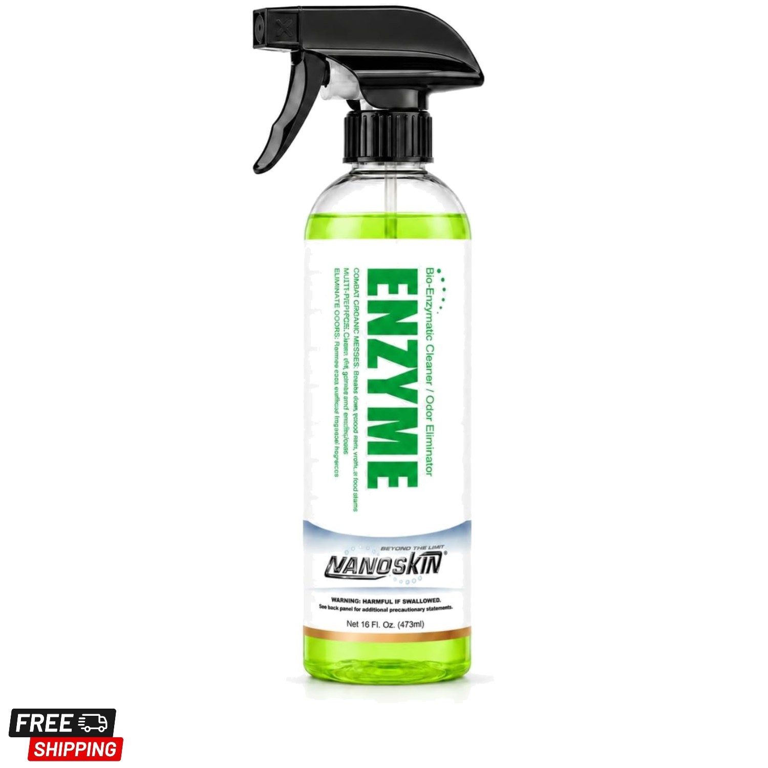 ENZYME Multi-Purpose Cleaner & Odor Eliminator 16 Oz. – Removes Complex Organ…