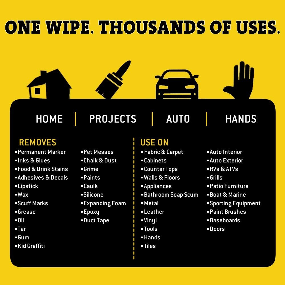 Heavy Duty Multi-Surface Cleaning Wipes, 90-Count Canister & Refill Pack, 10″x12