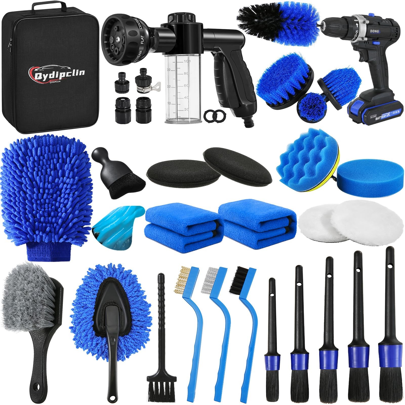 35Pcs Car Detailing Kit, Car Detailing Brush Set, Car Wash Cleaning Kit, Car …